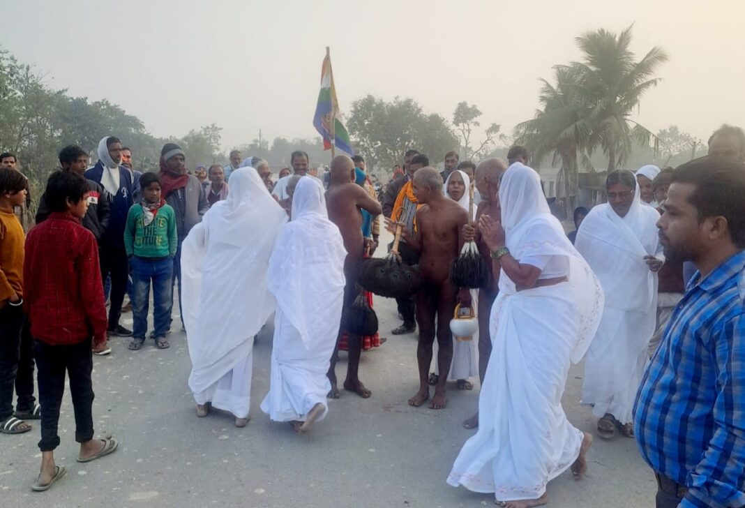 श्री मिथिलापुरी जी तीर्थ क्षेत्र, नेपाल बॉर्डर, सुरसंड, सीतामढ़ी, बिहार में हुआ परम पूज्य आचार्य श्री महिमा सागर जी महाराज ससंघ का आगमन.